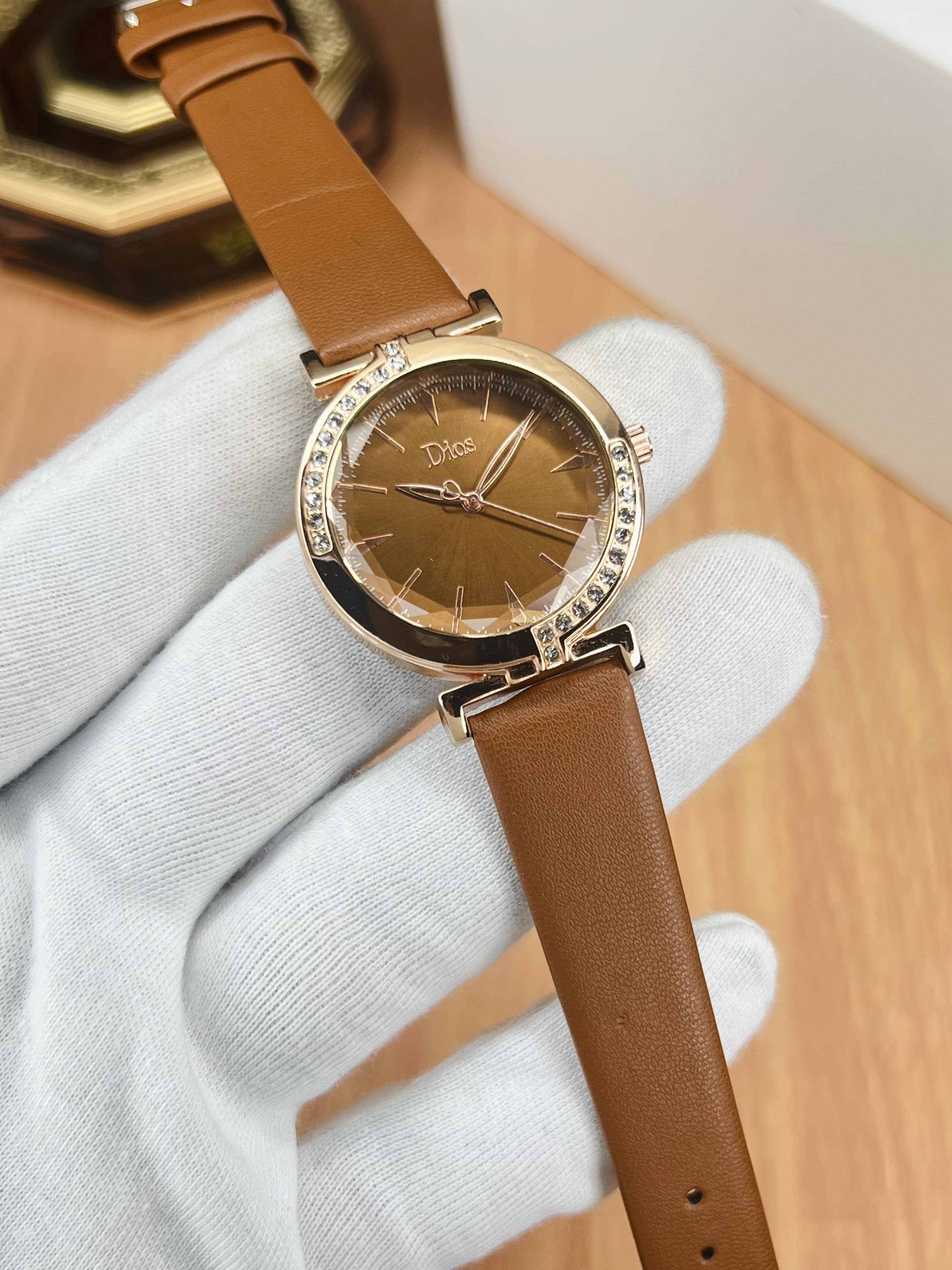 Dior La D De Dior Quartz Diamond Black Dial Ladies Watch CD047170A005