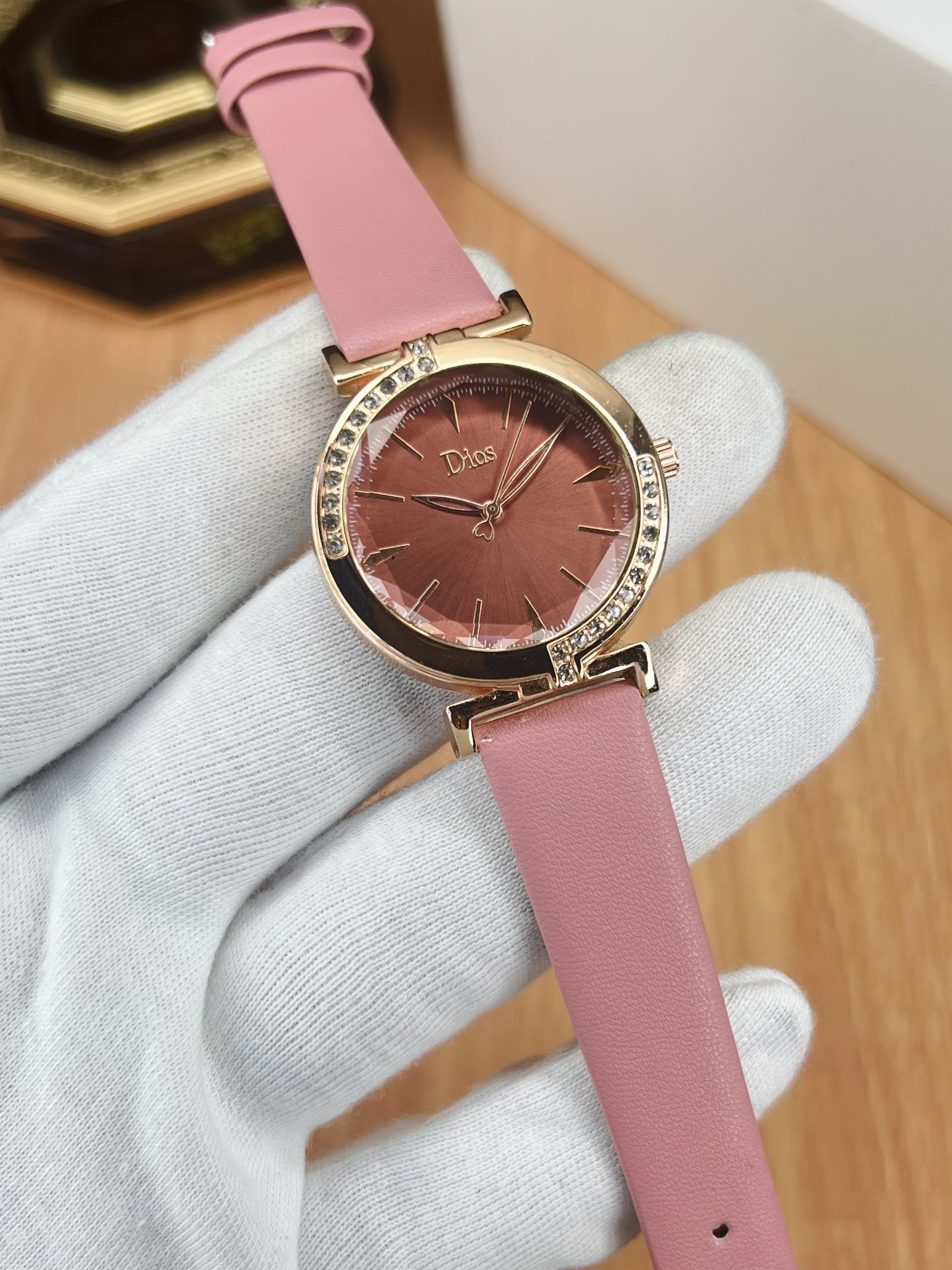 Dior La D De Dior Quartz Diamond Black Dial Ladies Watch CD047170A005