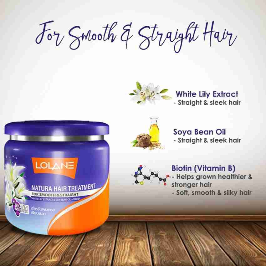 lolane Hair Treatment For Smooth & Straight Hair mask