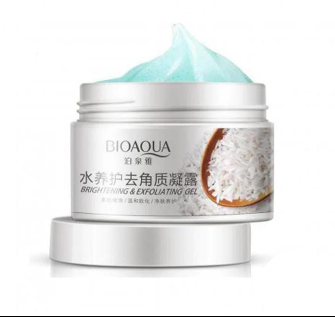 Bioaqua Brightening & Exfoliating Rice Gel Face Scrub 140 g BQY7519