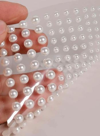3mm/4mm/5mm/6mm 3D Pearl Face Jewels Eyeshadow Stickers Self Adhesive Face Body Eyebrow Diamond Nail Stickers