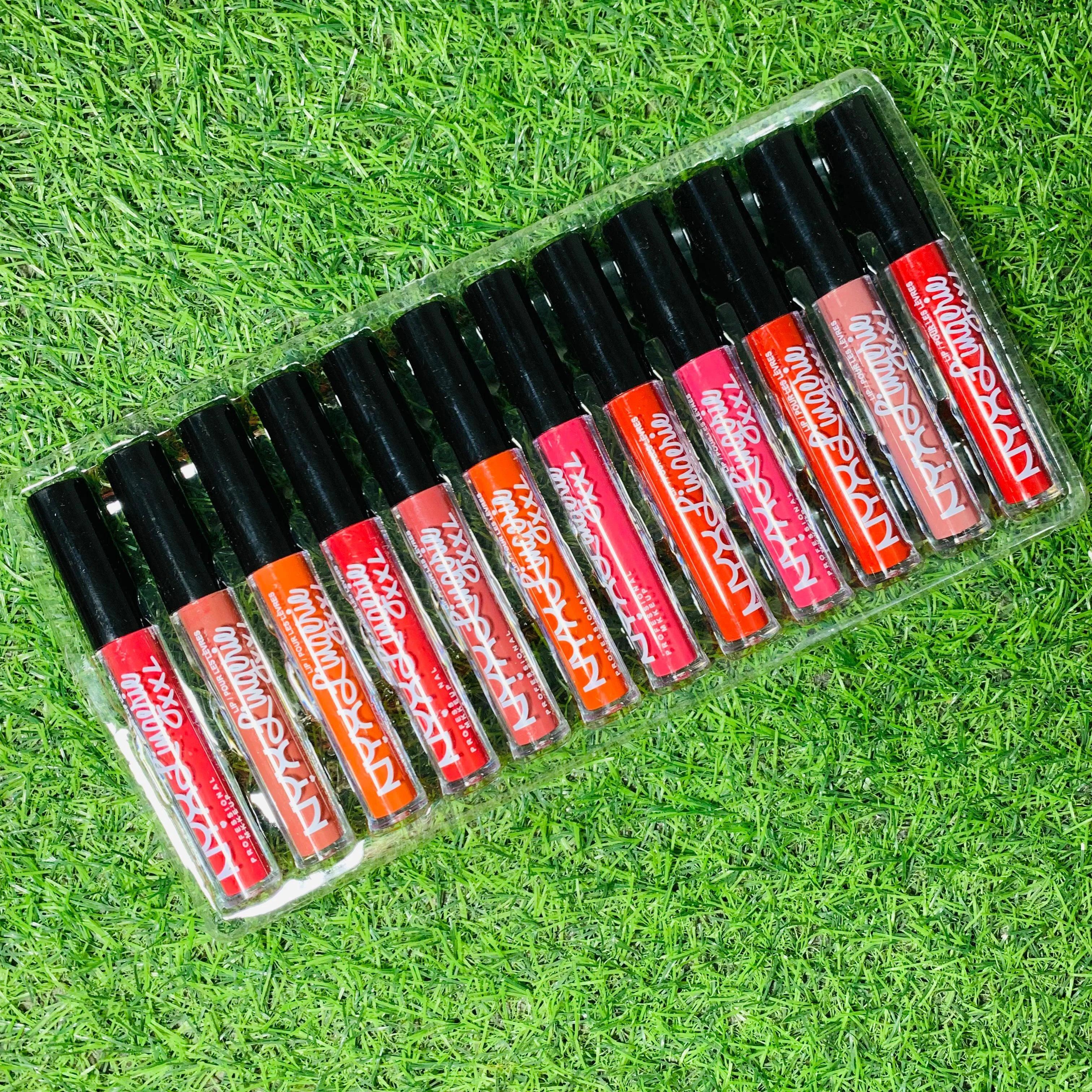 12 Pcs Nyx Professional Makeup Lips gloss