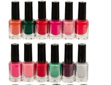 Pack of 24 - Peel Off Nail Paints High Quality in Multicolor,Quick Dry and Long Lasting