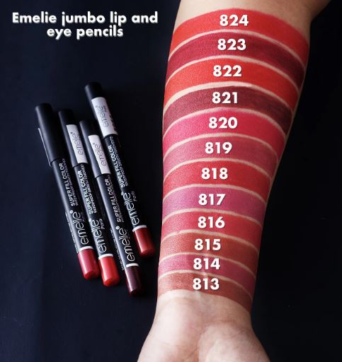 Emelie - Matte Lip & Eye Pencil (12 pec)