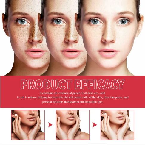Bioaqua Peach Glowing moisturizer peeling cream 140g