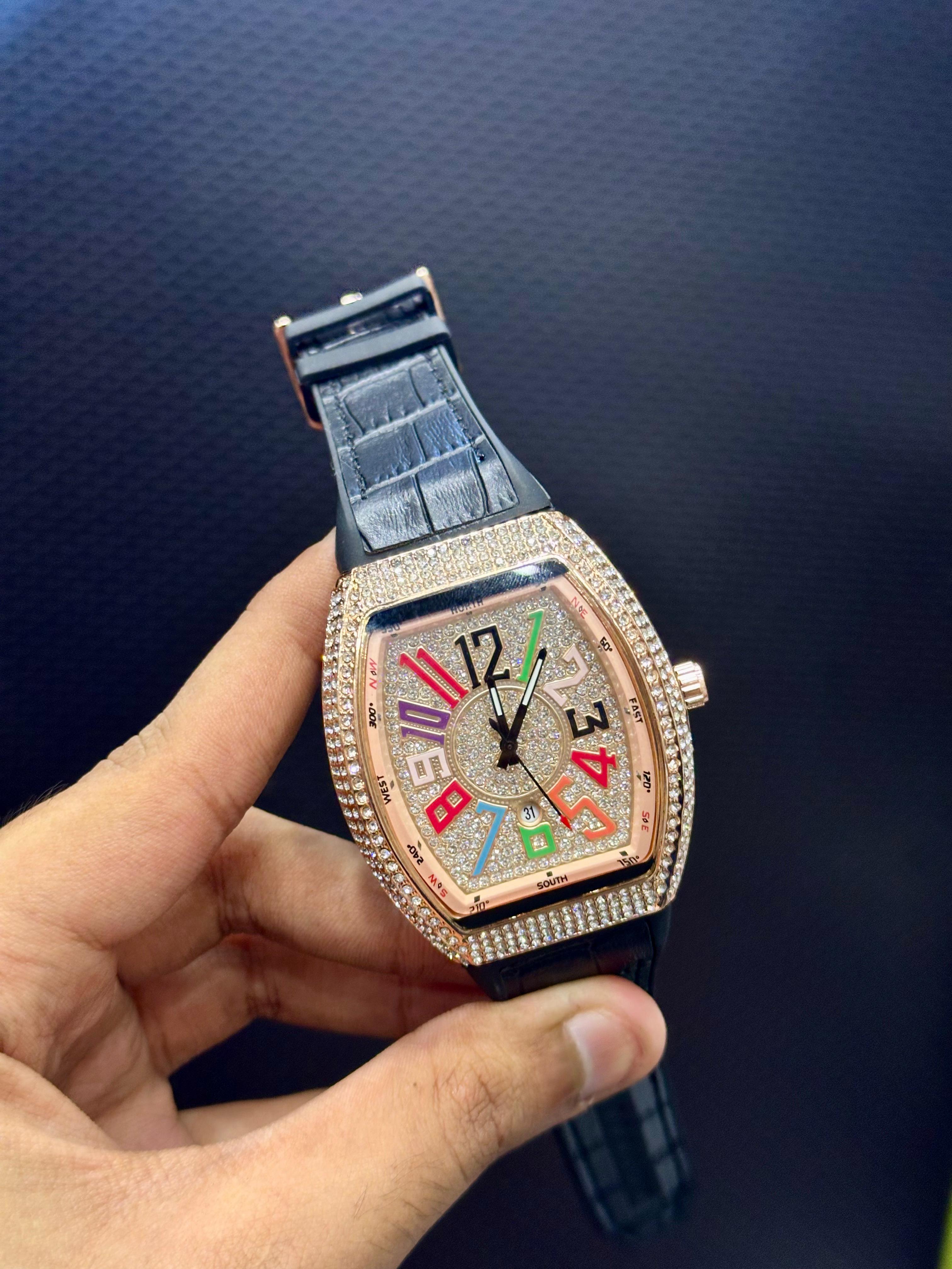 Franck Muller Vanguard Men's Black Watch