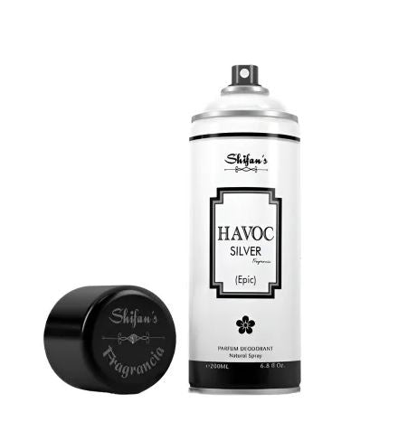 Shifan's-Havoc SilverDeodorant Natural Body Spray-200ml Works Like Magic Smells From Heaven